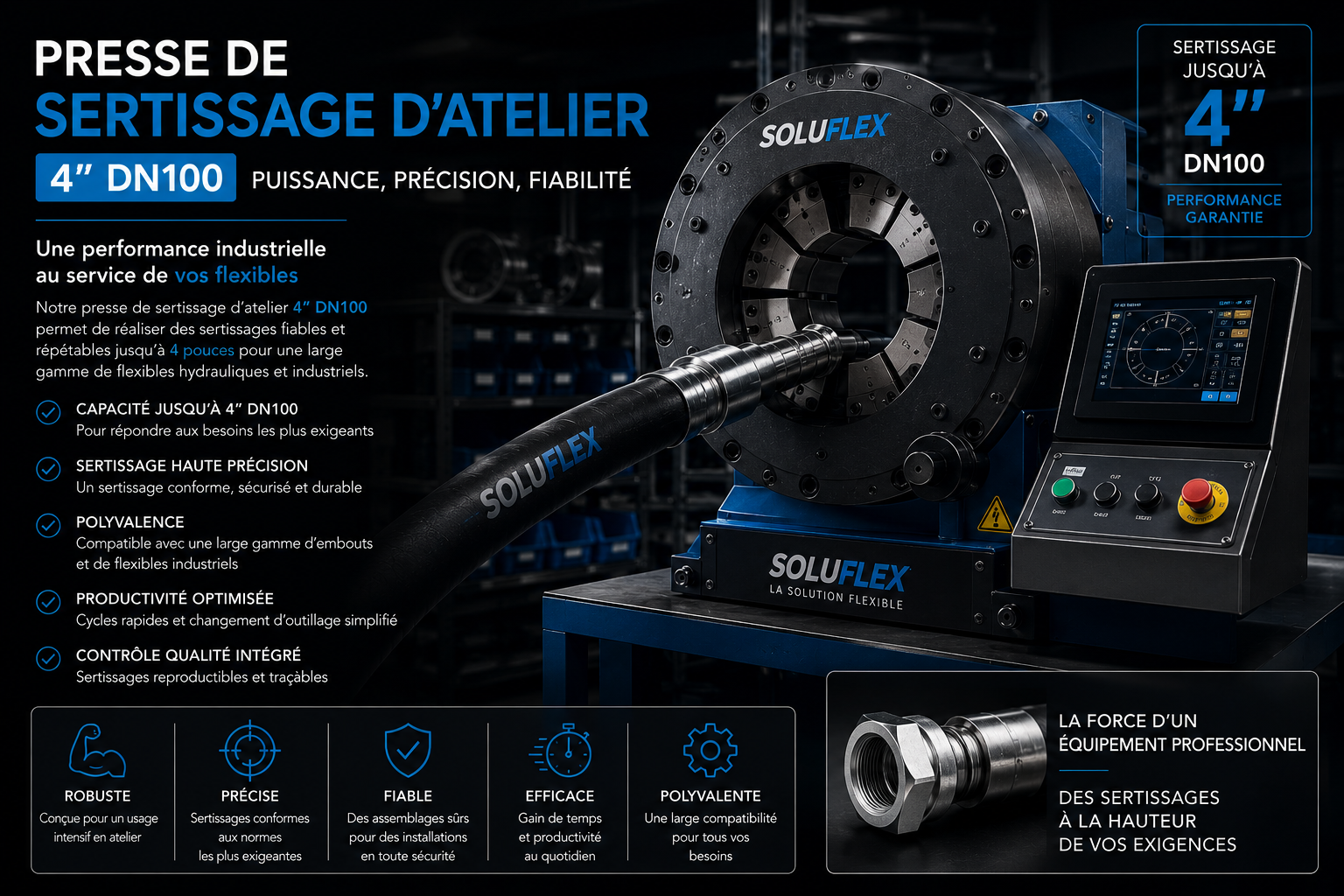 Presse de sertissage SOLUFLEX